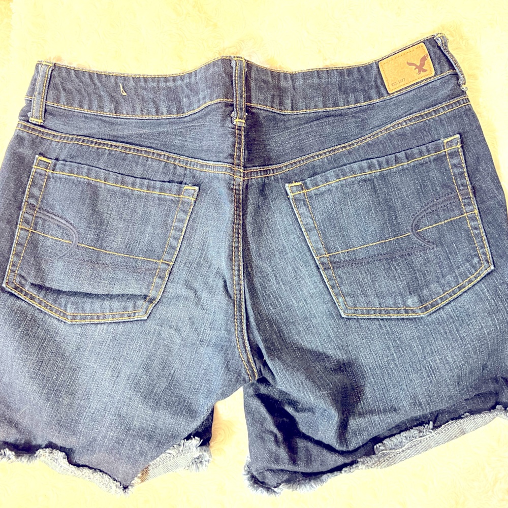 Darker Wash Jean Shorts American Eagle Size 6